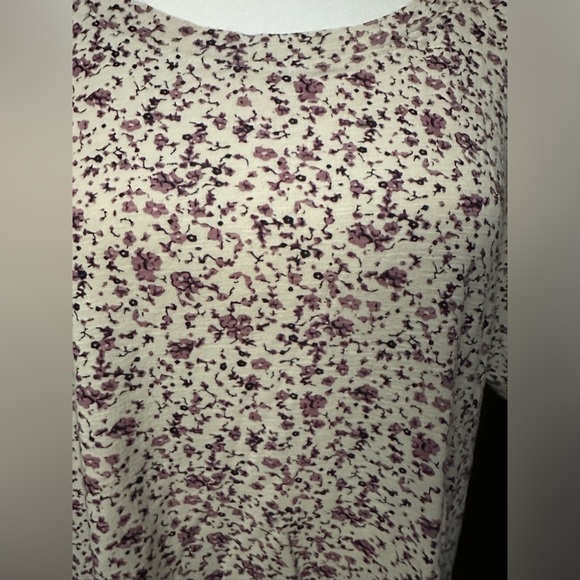 Pima scoop neck elbow sleeve top - Picture 3 of 5